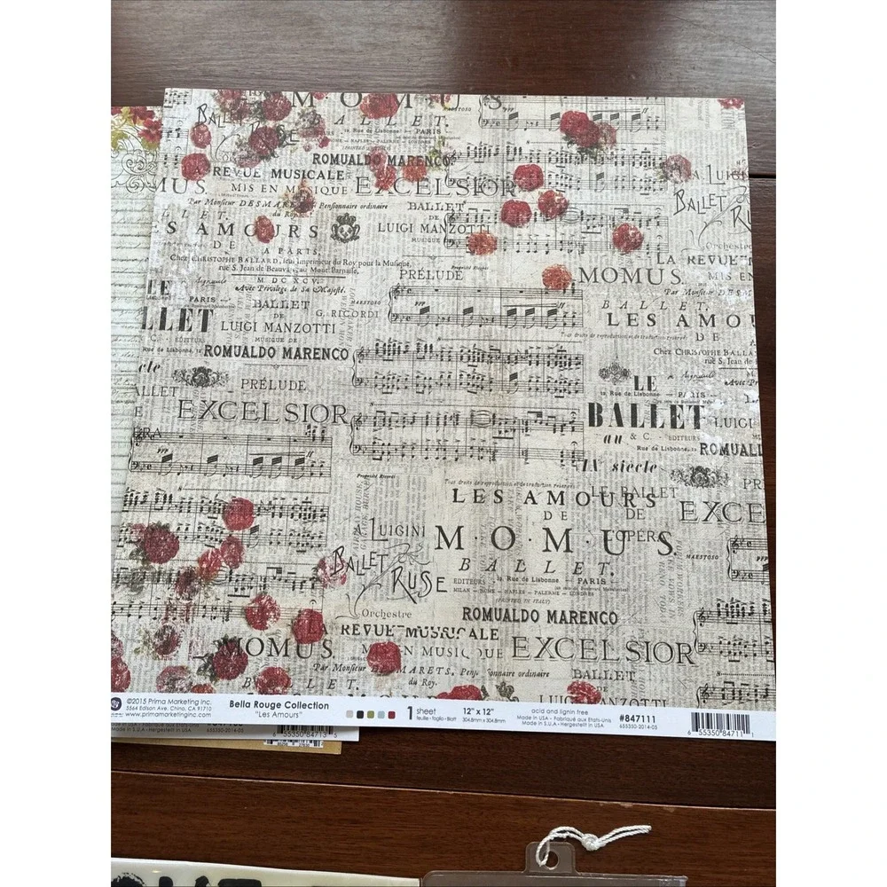 Prima & Others Scrapbook Kit Romantic Victorian No Sketches